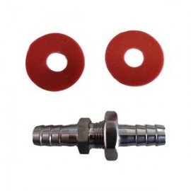 Conector Acero Inoxidable 8mm 1pz