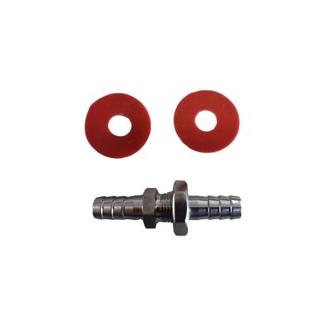 Conector Acero Inoxidable 8mm 1pz